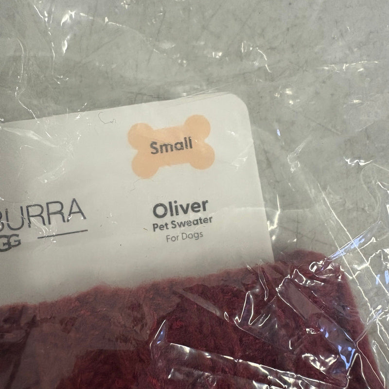 Koolaburra by UGG Pet Oliver Sweater, Dog Jacket, 12-13" Collar, Red - Small