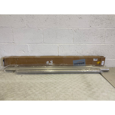 Muzata 12' Pre-drilled Stair Handrail 2" OD Round Brushed Wall Mounted ‎HSL-1207