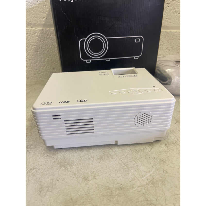 DR.J Professional Mini Projector w Bluetooth 5.2 & Screen, 8000L HD 1080P Small