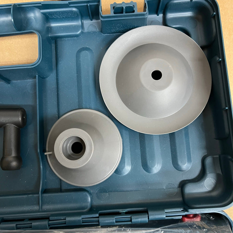 High Pressure Electric Pipe Dredger Plunger Blaster Rechargeable w Attachments