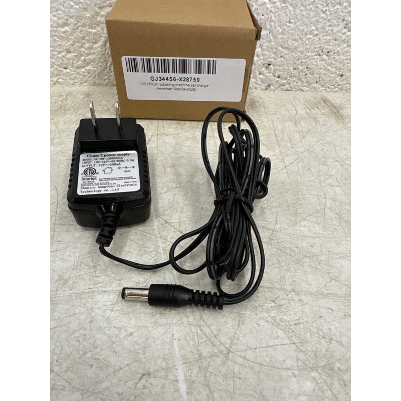 12V AC/DC Adapter Input: 100V-240V, 50/60 Hz Class 2 Power Supply, Charger