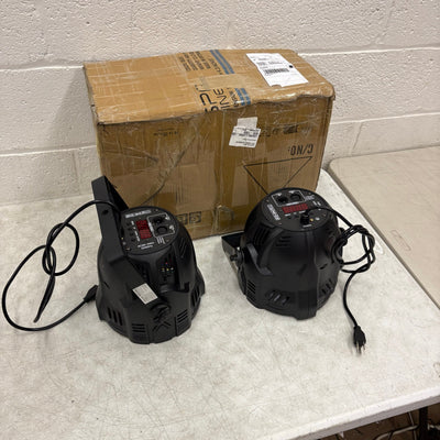 2-PACK 200W COB LED Stage Lights Warm & Cool White Stage Spotlights Concert