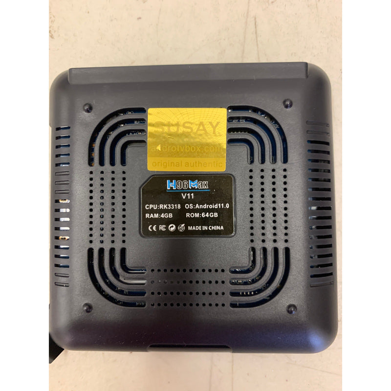 Smart TV Box 4G+64GB H96 Max Android 11.0 RK3318 Quad-Core 4K Ultra HD