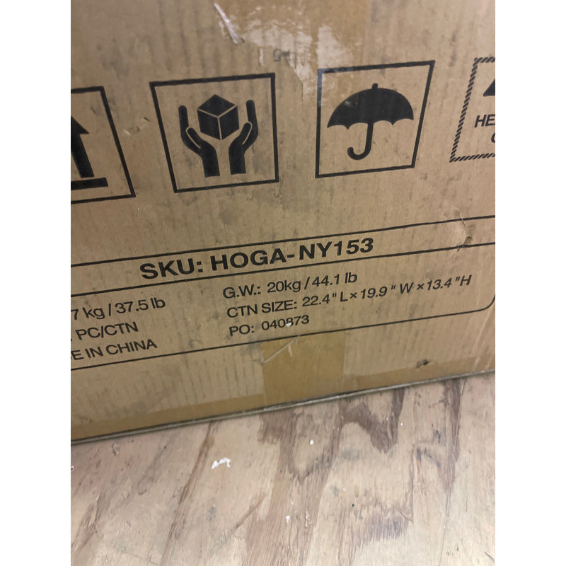 Tribesigns Modern Mirrored Nightstand 3 Drawers Slanted Legs Black Interior