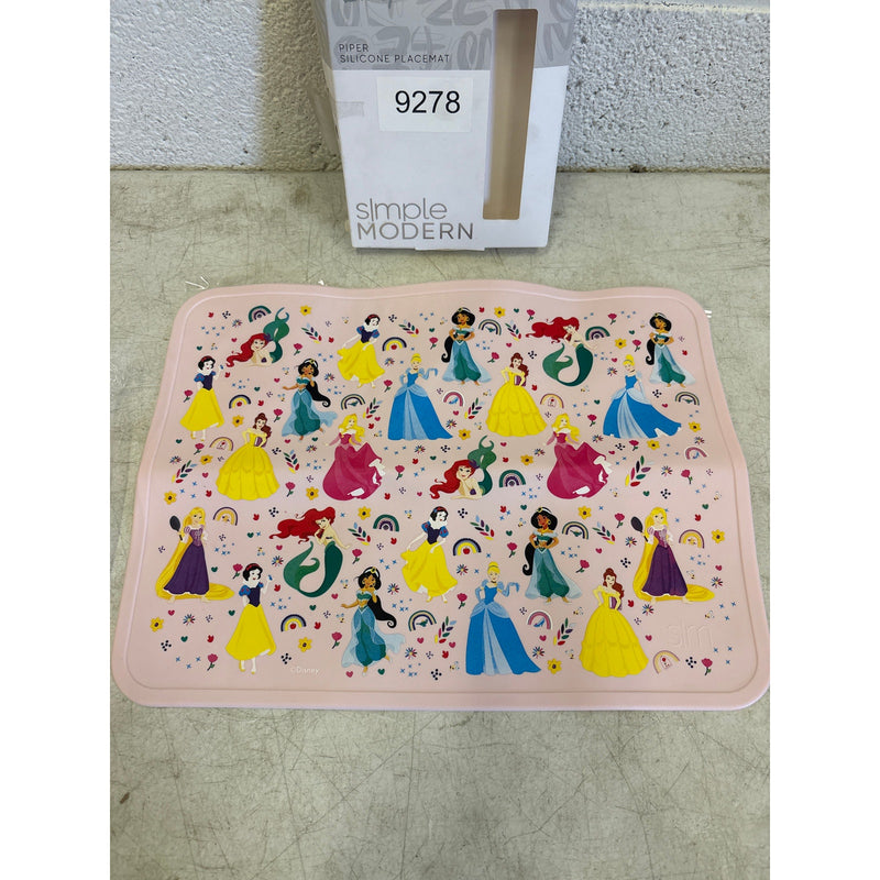 Simple Modern Disney Princess Silicone Placemat Babies Toddlers Kids Non-Slip