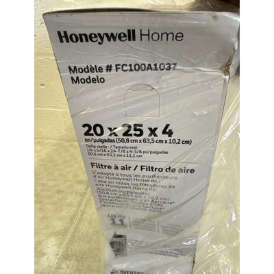 Honeywell 20 x 25 Media Air Filter MERV 11 Pack of 1, FC100A1037, See Details