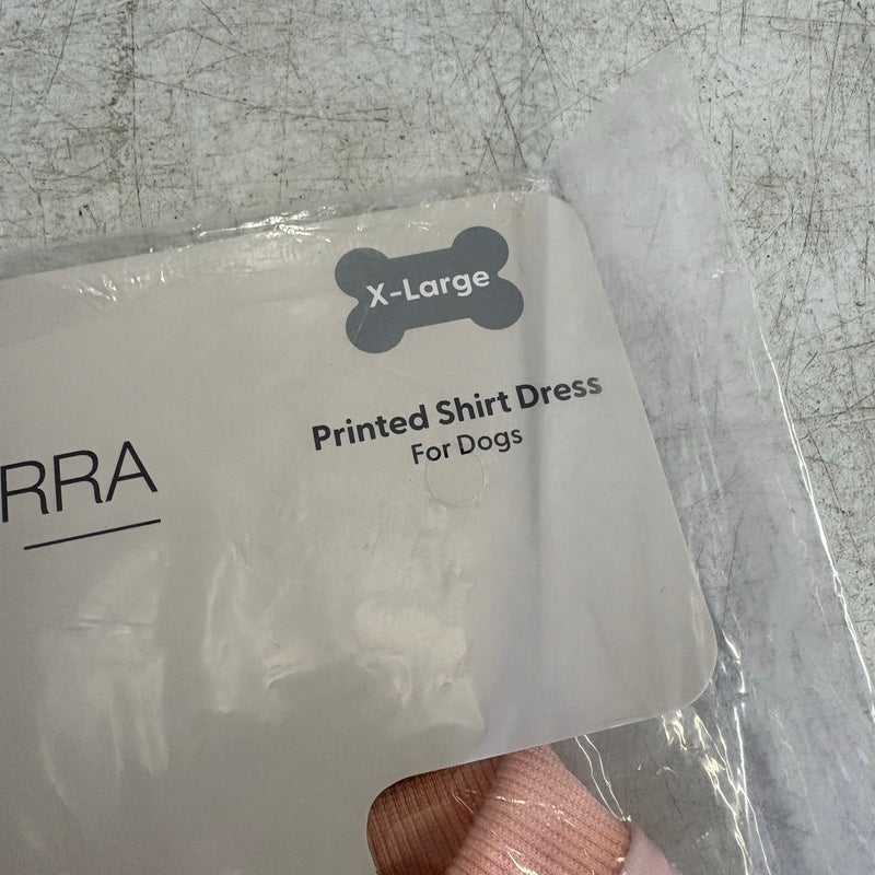 Koolaburra by UGG Pet Printed Shirt / Dress for Dogs - 20-21" Collar, Pink - XL