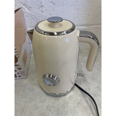 SUSTEAS Electric Kettle 57oz Hot Tea Kettle Water Boiler w Thermometer - Cream