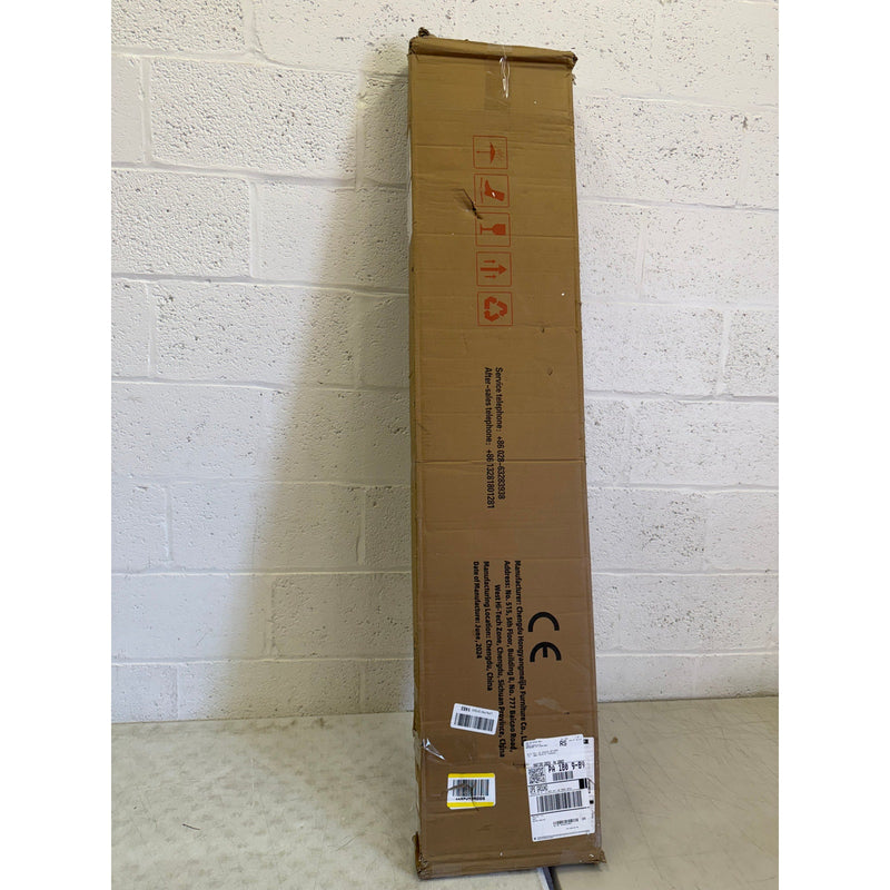 Bixiaomei Wall Mounted Floating TV Unit with Shelves & Door (55") - White