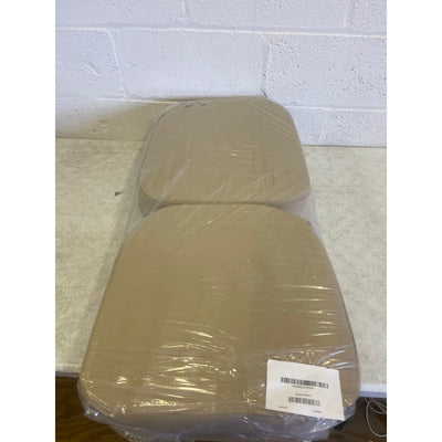 Set-of-4 idee-home Outdoor Chair Cushions- 17" x 17" x 3" Patio Cushions, Tan