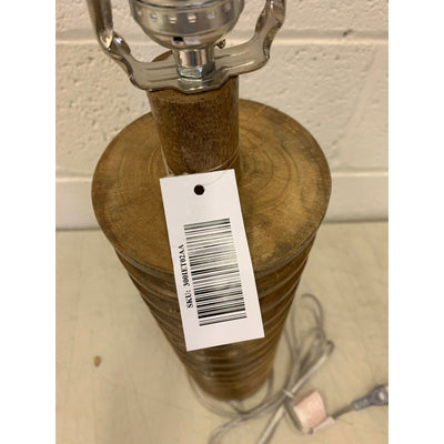 Brooklyn Rug Co Canton Wood Spiral Table Lamp - 13"W x 13"D x 25"H
