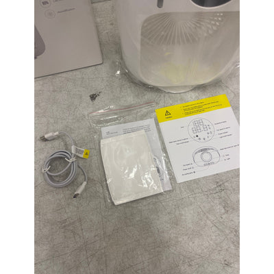 Air Cooler Fan 9W Portable Cooling Fan/AC Unit -L100- 1000ML - White/Gray