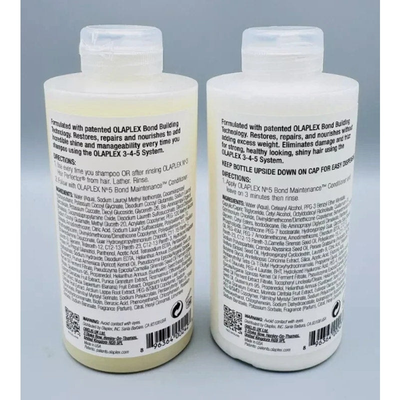 Olaplex No.4 Bond Maintenance Shampoo & No.5 Conditioner Set 8.5 oz. Each