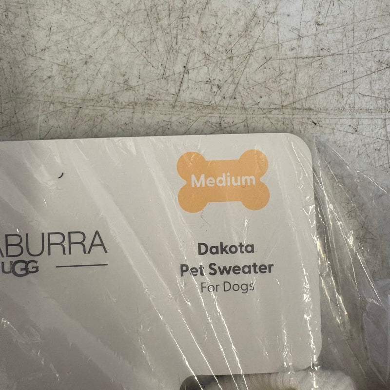 Koolaburra by UGG Pet Fuzzy Dakota Dog Sweater 15-16" Collar Blue/White - Medium