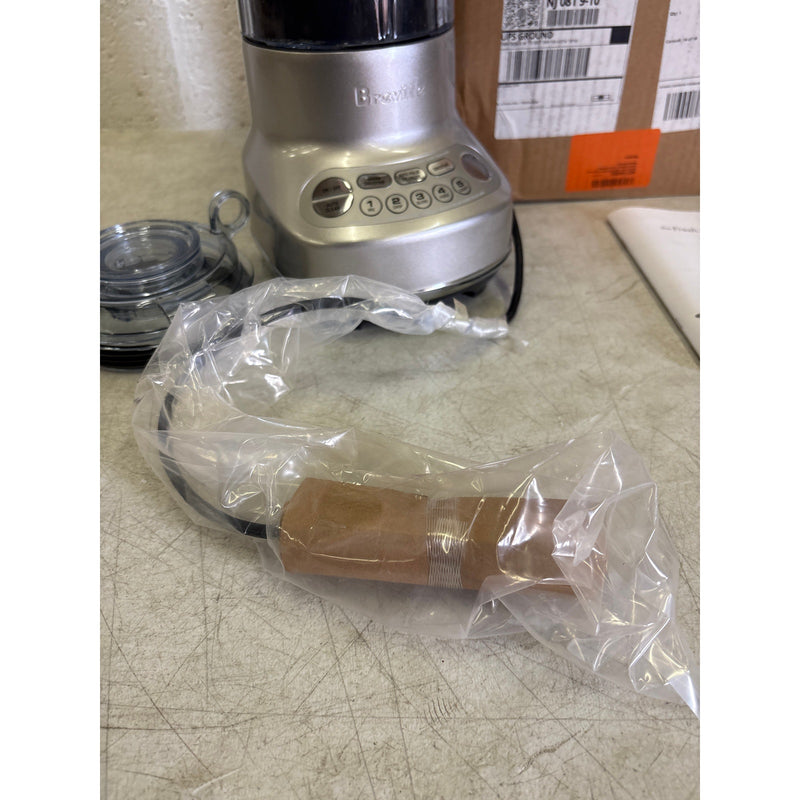 Breville Fresh and Furious Blender, Silver 5 Speed LCD Display REMANUFACTURED