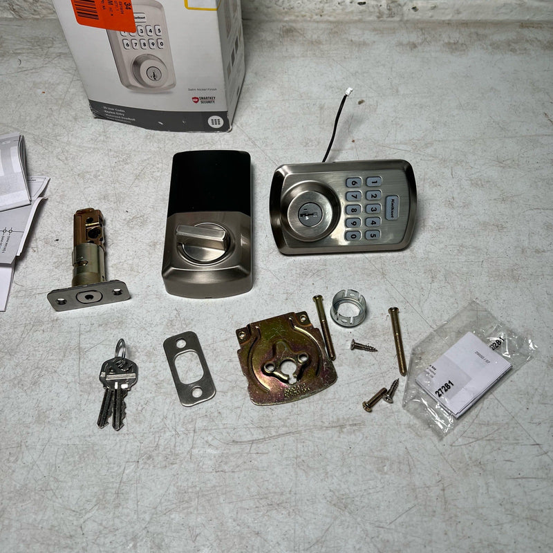 Kwikset Powerbolt 250 Satin Nickel Electronic Deadbolt, SEE DETAILS