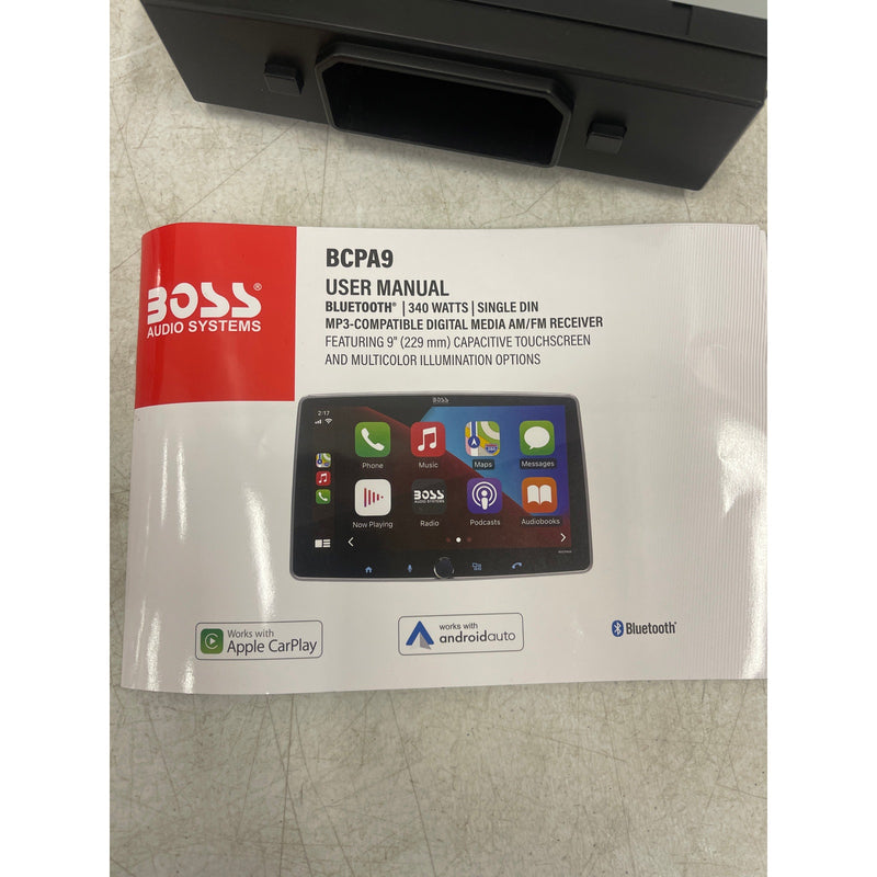 BOSS Audio Systems 9” Touchscreen CarPlay Android CRBCPA9, Missing Hardware