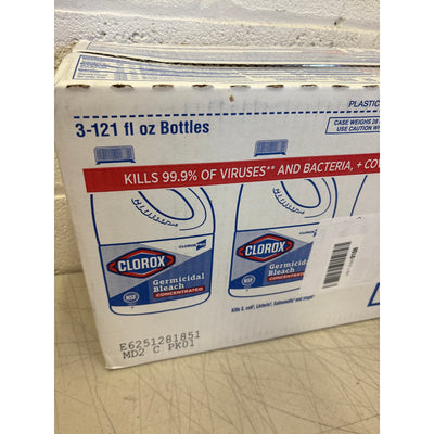 Pack-of-3 CloroxPro Clorox Germicidal Bleach, 121 Ounce Bottles Each - Cleaning