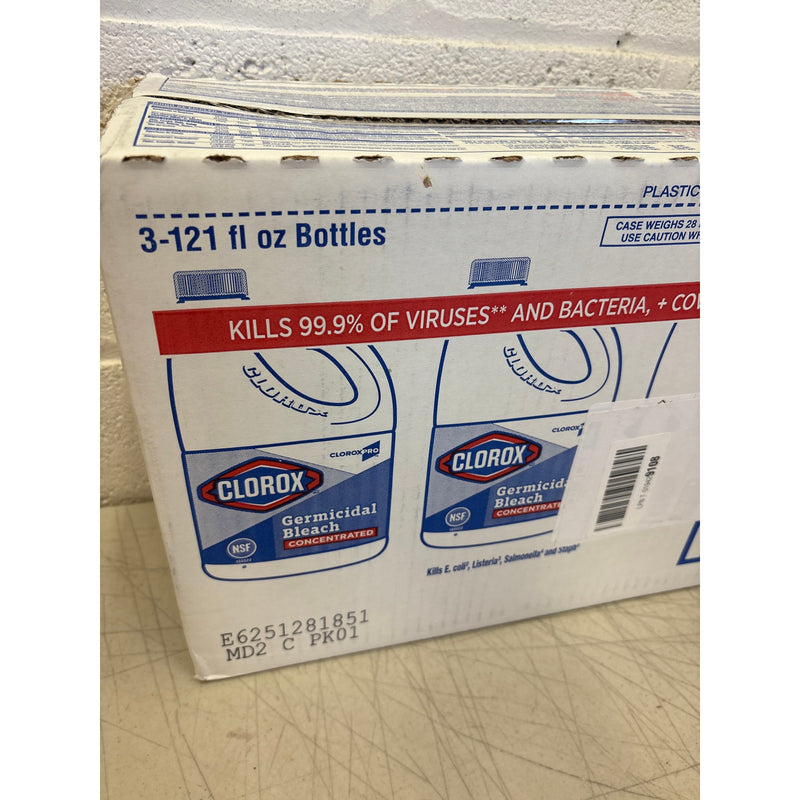 Pack-of-3 CloroxPro Clorox Germicidal Bleach, 121 Ounce Bottles Each - Cleaning