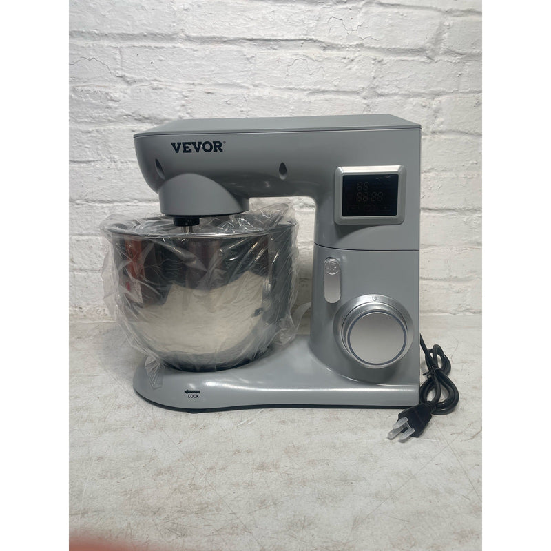 VEVOR 450W Stand Mixer 6-Speed Tilt-Head Dough Mixer 7.4 Qt Bowl 3 Attachments