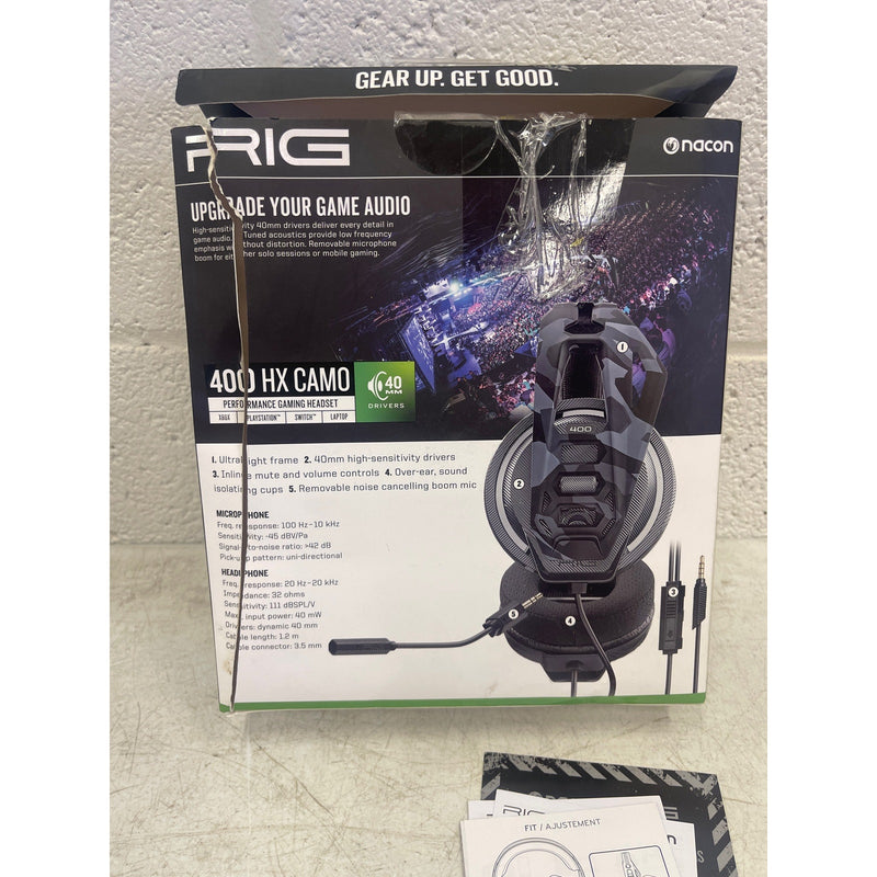 RIG 400 HX Xbox Gaming Headset for Xbox, PlayStation, PC & Mobile, Camo