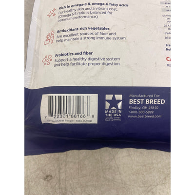 Best Breed Dr. Gary's Grain Free Red Meat Recipe Slow-Cooked in USA - 13lbs