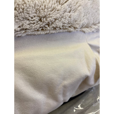Koolaburra by Ugg Donut Dog Bed for Medium Size, 28" Round Non-Slip, Soft Fuzzy