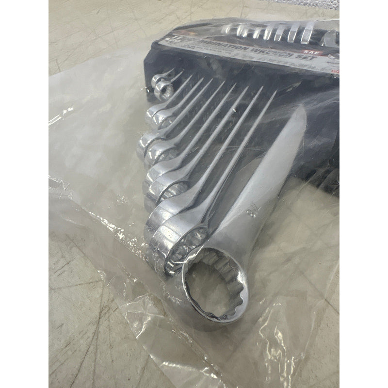 Wilmar 11 Piece Full Polish Combination Wrench Set 1/4" to 7/8" - W1061
