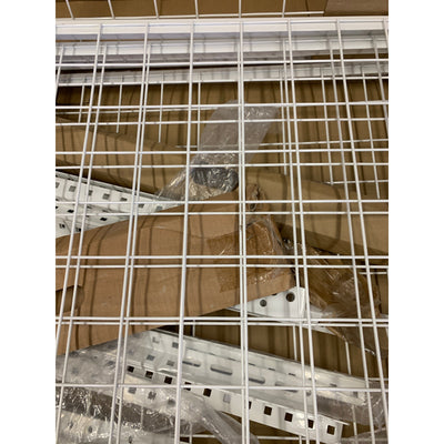FLEXIMOUNTS 4'X8' Garage Overhead Adjustable Ceiling Storage Rack w Hooks GR48-H