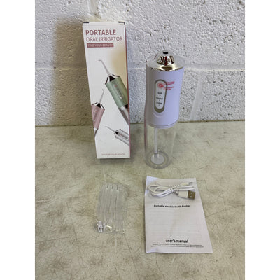 Portable Oral Irrigator Dental Water Flosser Mouth Spa, KRD-1948 - Pastel Purple
