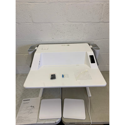 FlexiSpot Motorized Aesthetic Sit-Stand 30" Workstation with Side Storage EM6M