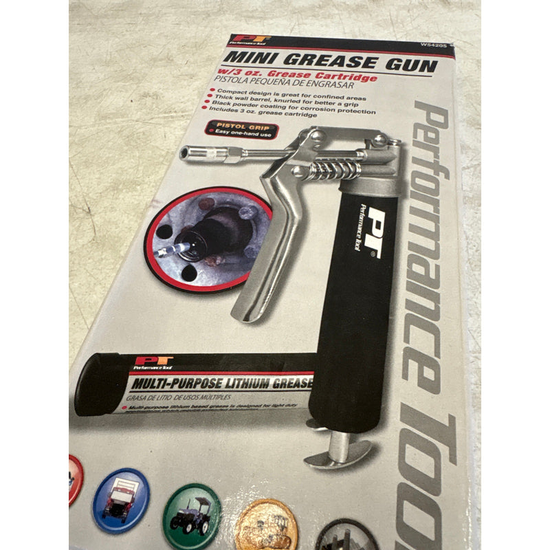Performance Tool Mini Pistol Grip Grease Guns, 1/8" NPT Automotive Tools W54205