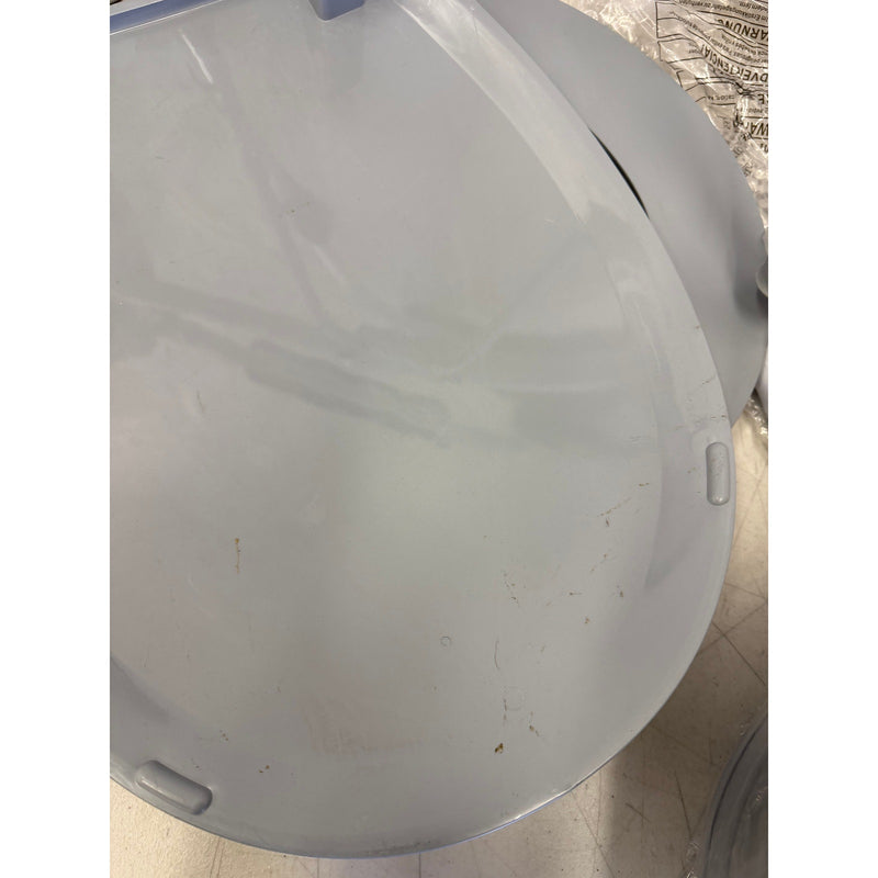 Medline 3-in-1 Foldable Steel Bedside Commode, 350lb weight capacity - Gray