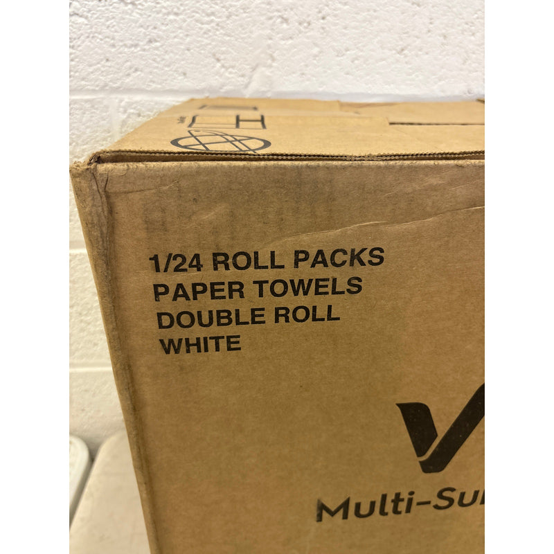 Viva Multi-Surface Cloth Paper Towels, 24 Double Rolls, 110 Sheets Per Roll