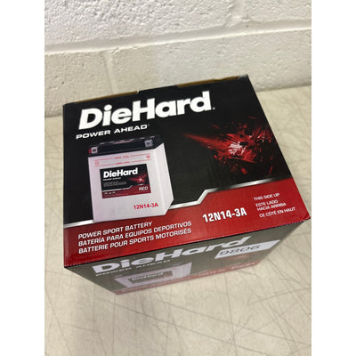 DieHard Powersports Power Sport Battery 12V Battery 125 CCA, 149 CA - 12N14-3A