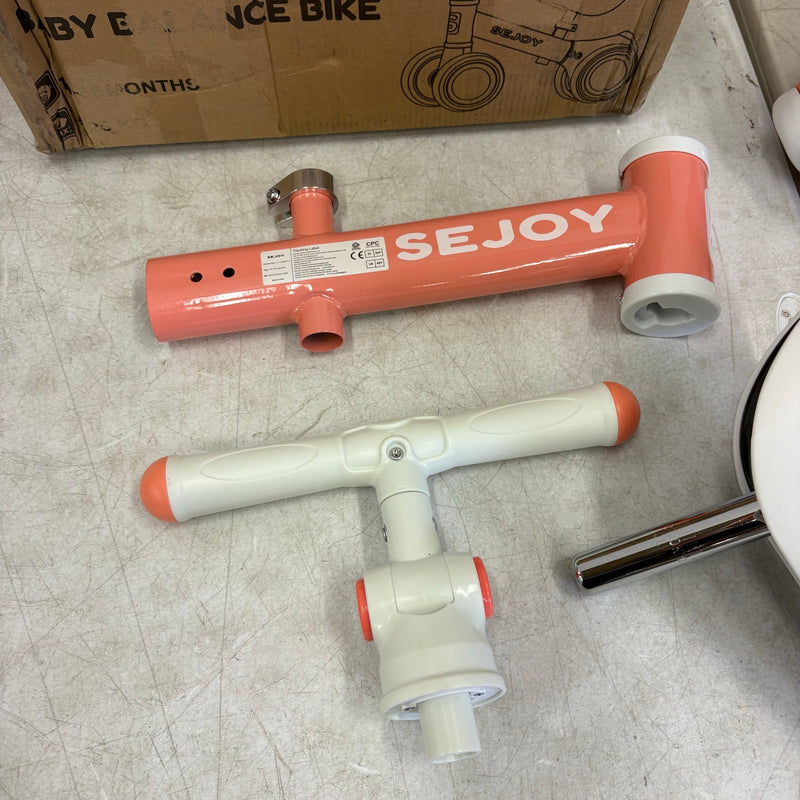 SEJOY Baby Walker Balance Bike 4-Wheels for 12-24 Months Toddler Bicycle Toys
