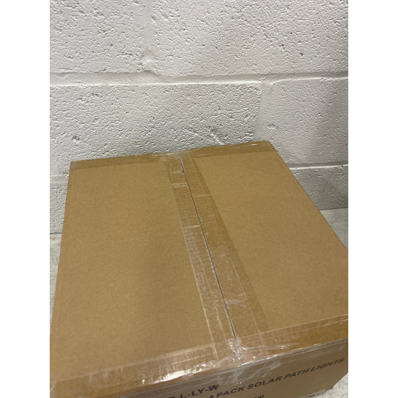 4-Pack Gigalumi LED Solar Bronze Path Lights, Brown, Aluminum, Weatherproof