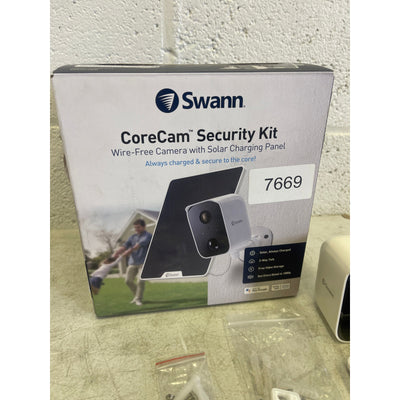 Swann CoreCam Wireless Security Camera with Solar Charging Panel Night Vision