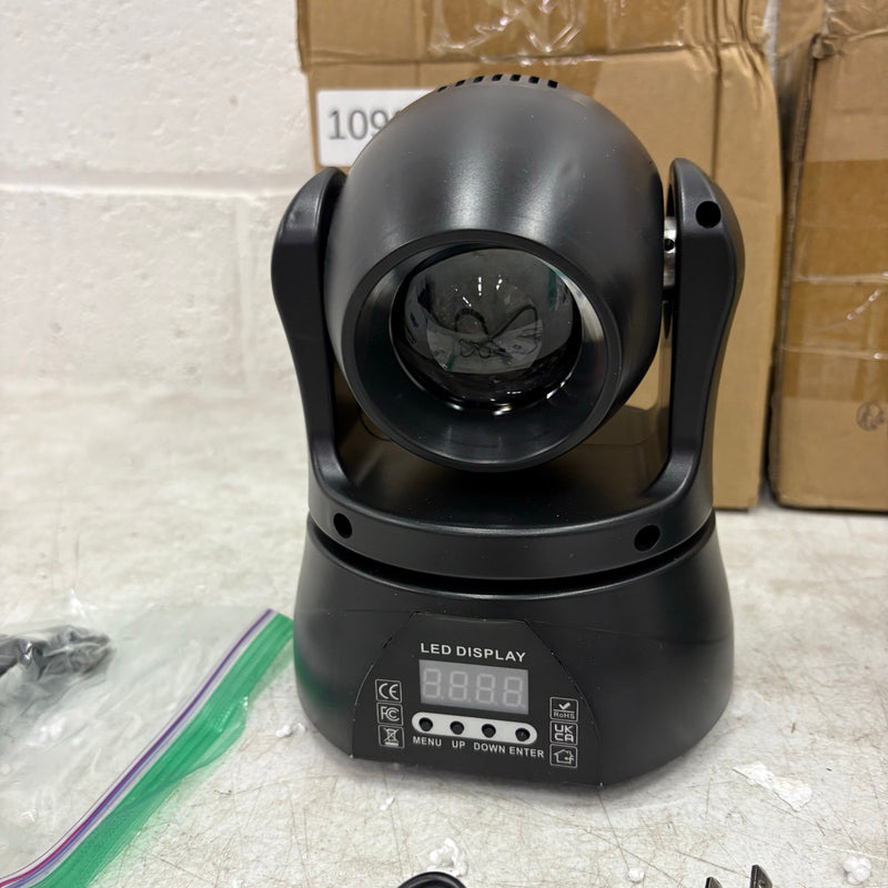 PACK-OF-2 U`King 40W LED Moving Head Light RGBW Beam Lights DMX Sound Activated