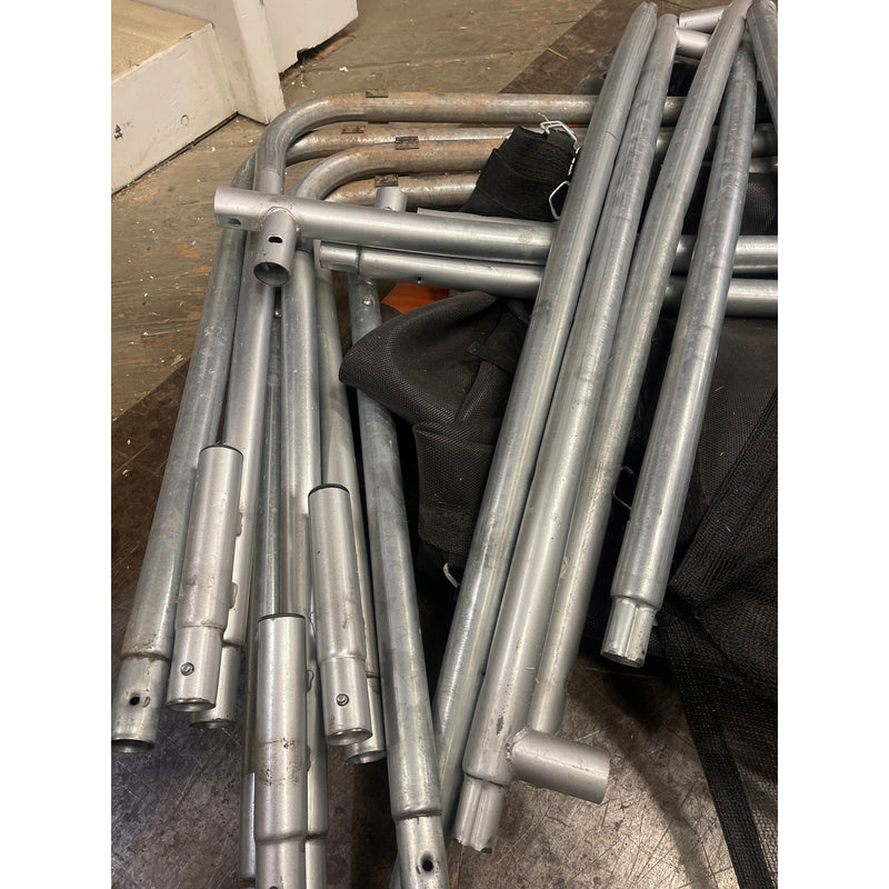 UNKNOWN SIZE Machrus Upper Bounce Round Trampoline Set with Safety Enclosure