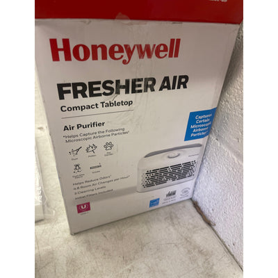 Honeywell Air Purifier Small Room / Office 100sqft Dual Action Air Filter White