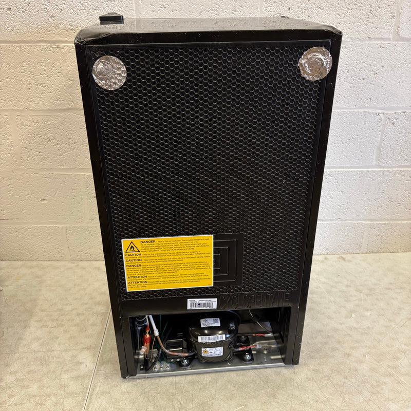 DENTED Midea 3.3cu ft Compact Refrigerator, Reversible Door, Freezer SEE DETAILS