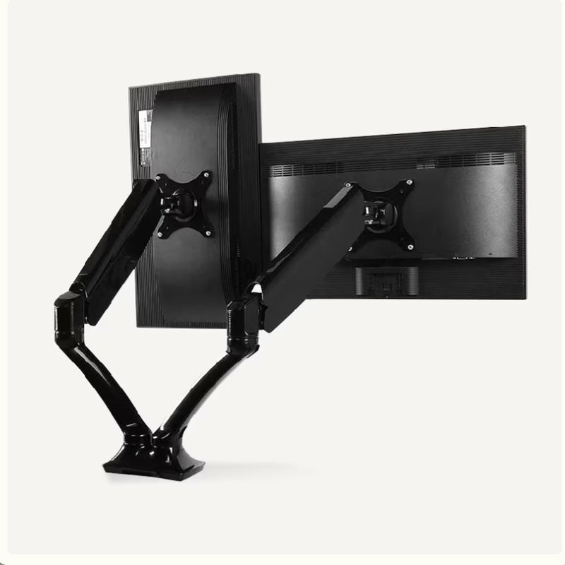 Flexispot 10" - 27" Dual Arm Monitor Mount F7D 11 lbs Maximum, Angle Adjustable