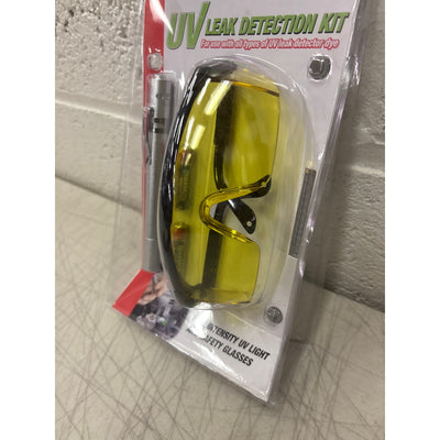 Certified A/C Pro UV Leak Detection Kit UV Light with Safety Glasses Auto Tools