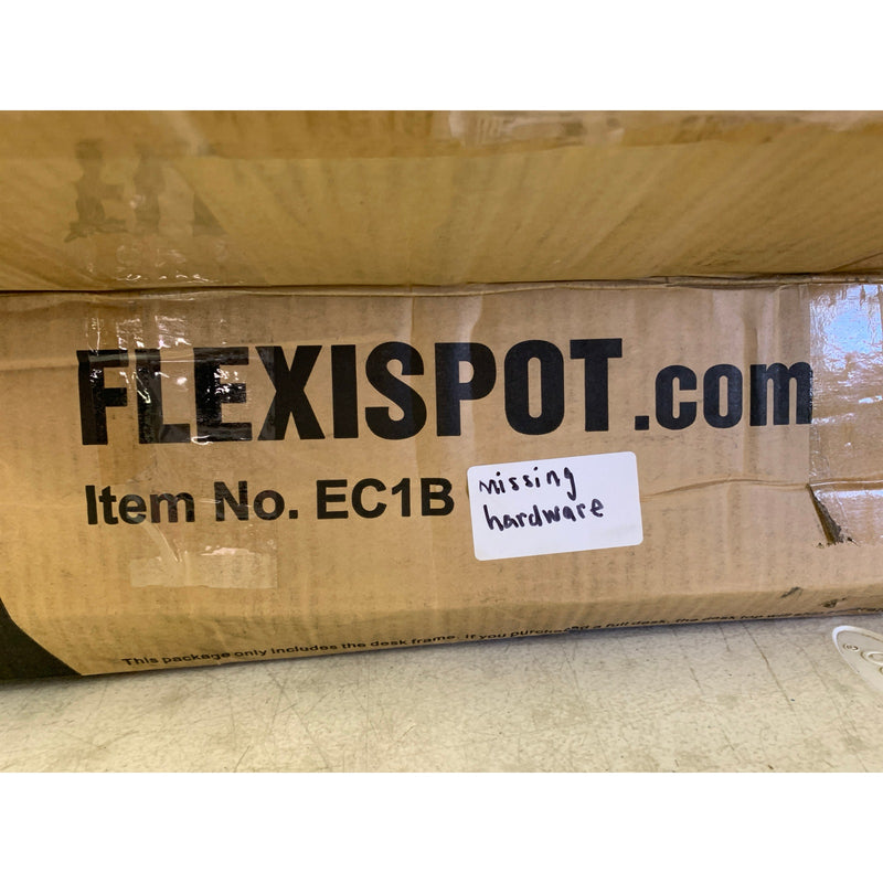 FLEXISPOT Standing Desk, w Electric Controller EC1B FRAME ONLY Missing Hardware