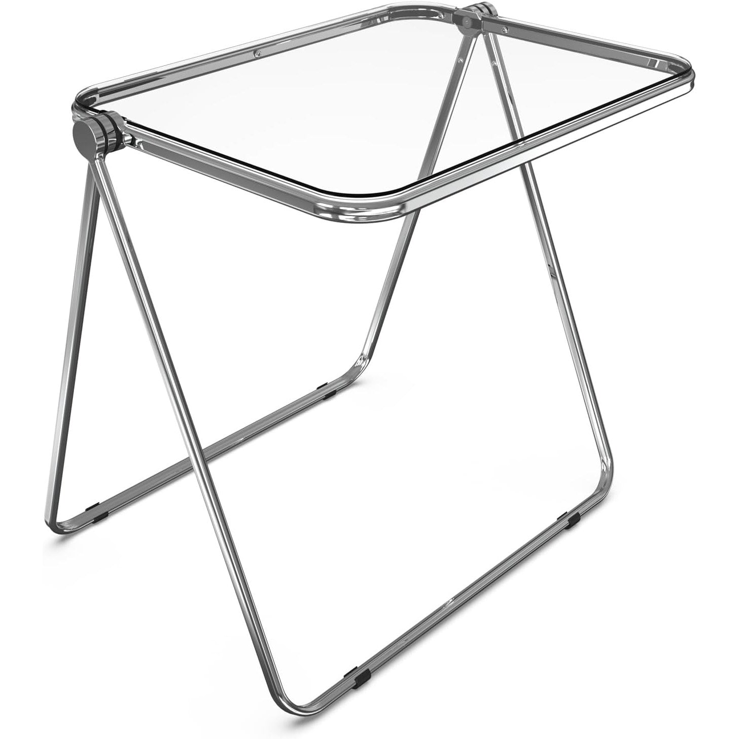 VINGLI Folding Clear Acrylic Table (25