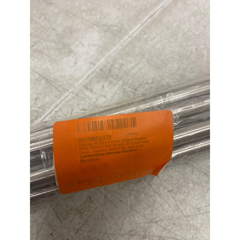 Flexzion 20-Pack Kitchen Cabinet Handles Drawer Pulls 18", 11.3" Hole Center