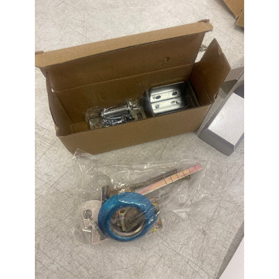 Flat Push Fireproof Door Lock with Key Lock, Exit Device - Silver KDS-A810