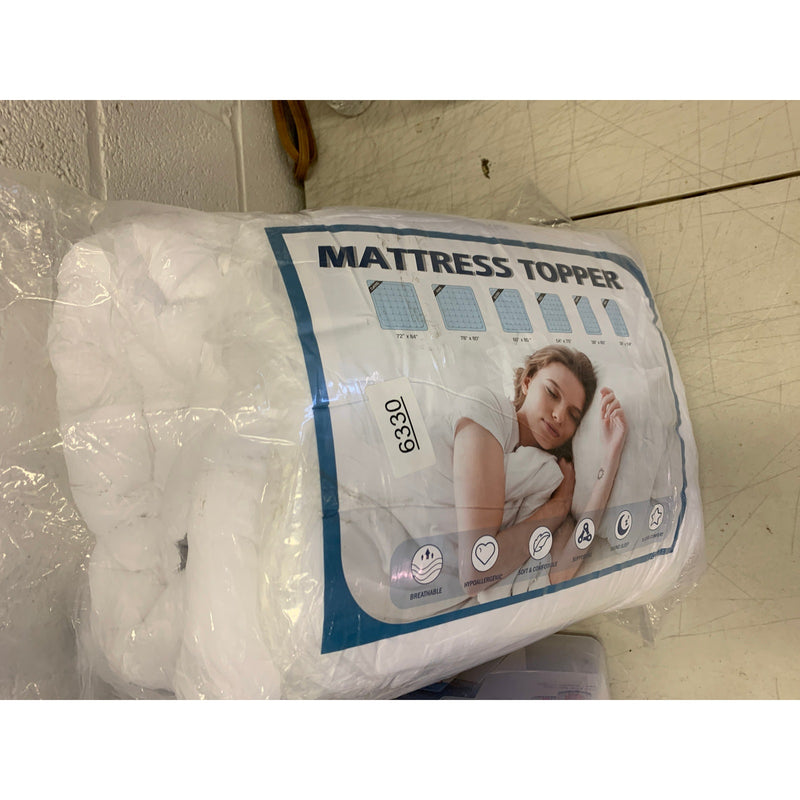 UNKNOWN SIZE Mattress Topper, Breathable , Hypoallergenic , Soft & Comfortable