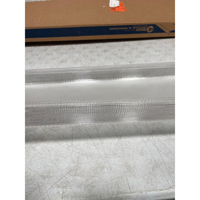 Lithonia Lighting 48in Acrylic Light Fixture Cover, Wraparound Lens
